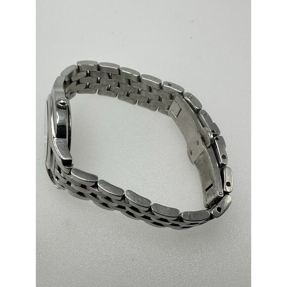 Gucci 5500L Stainless Steel & Diamonds Mother of Pearl Watch Ladies Classic! - Picture 4 of 10